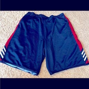 adidas reversible shorts Mens large